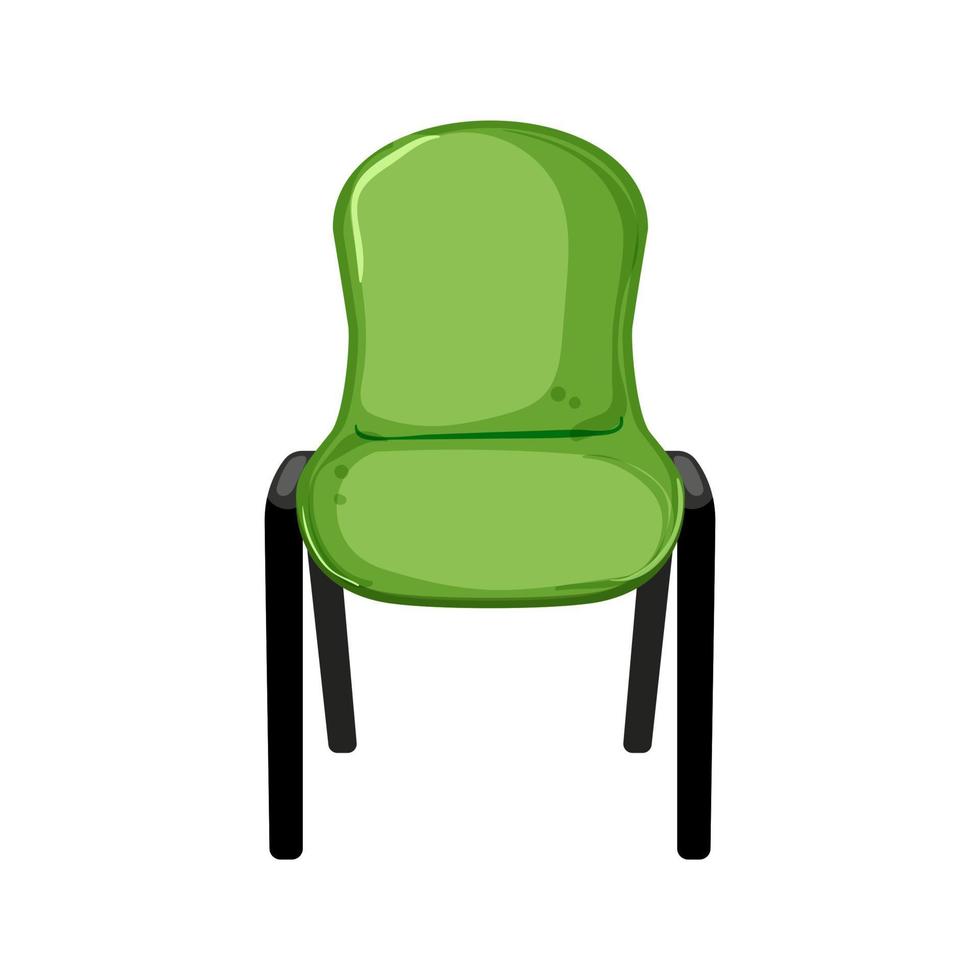 modern kid chair cartoon vector illustration