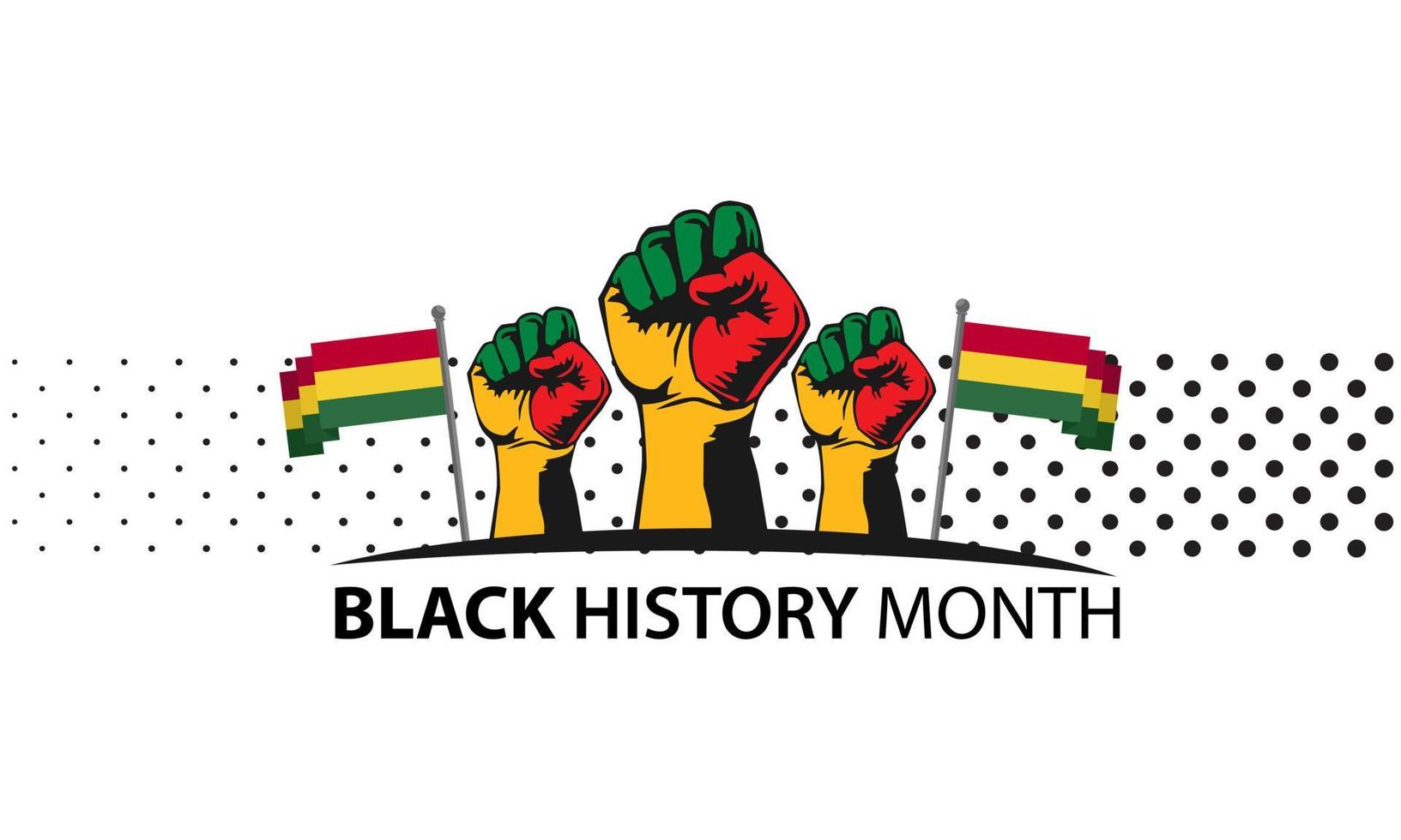 Black history month celebrate. vector illustration design graphic Black history month.