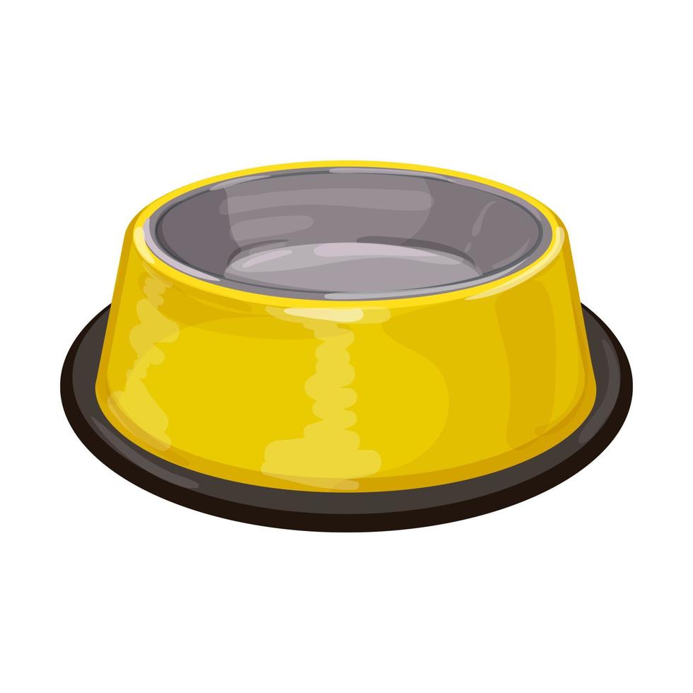 cat bowl pet color icon vector illustration