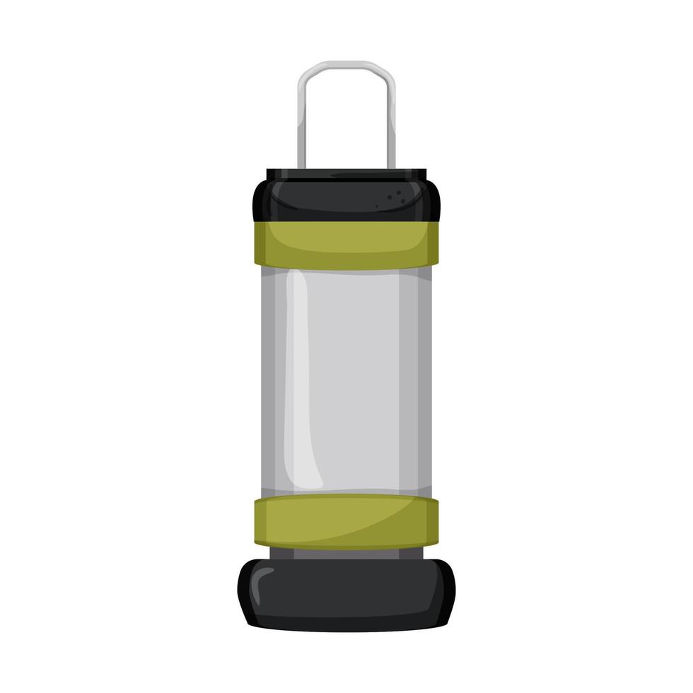 camping lantern camp lamp cartoon vector illustration