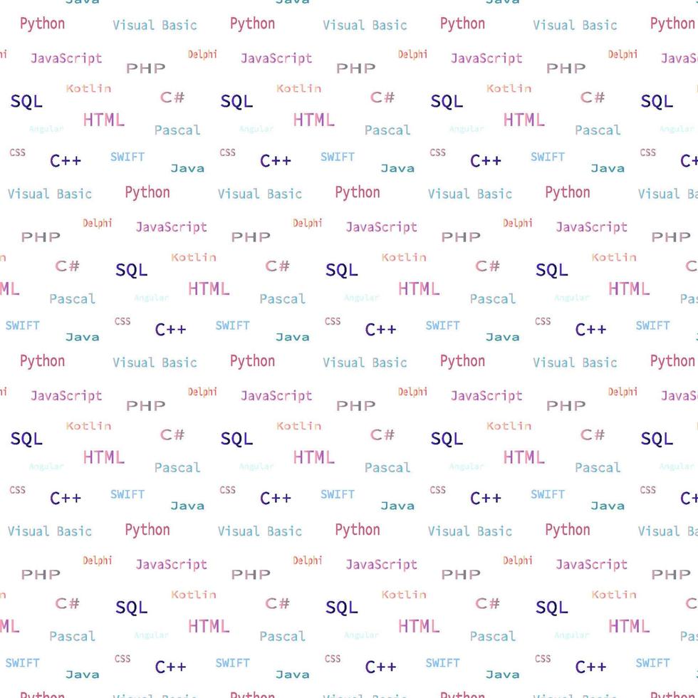 programming world pattern vector