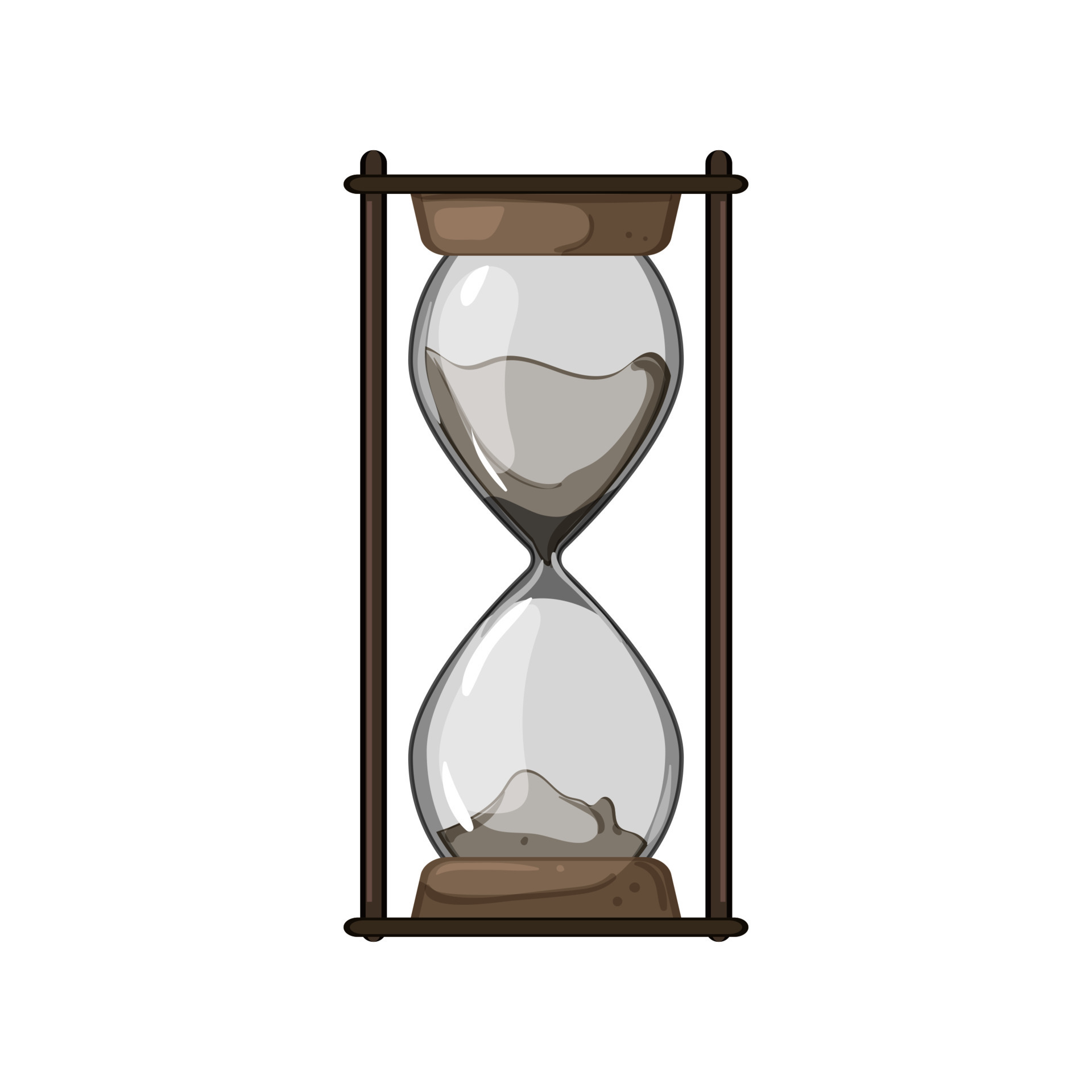 hourglass cartoon vector illustration 17590172 Vector Vecteezy