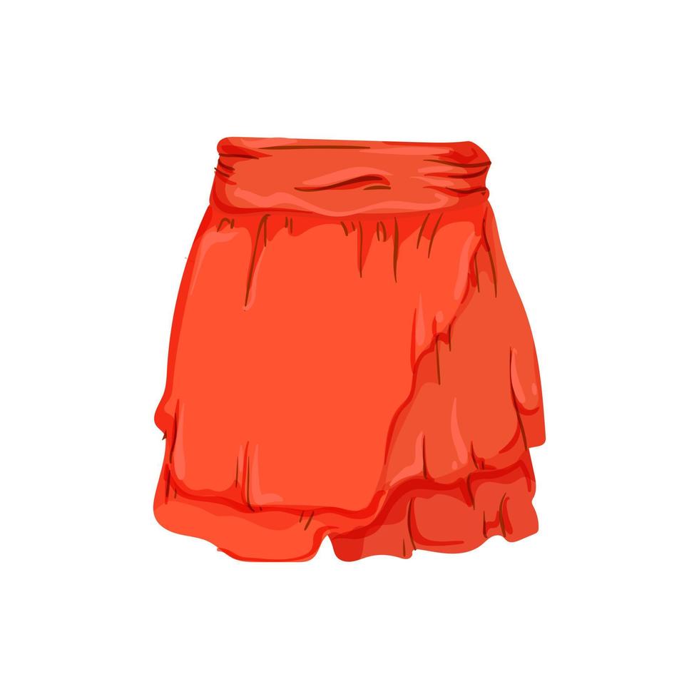 apparel skirt fashion cartoon vector illustration