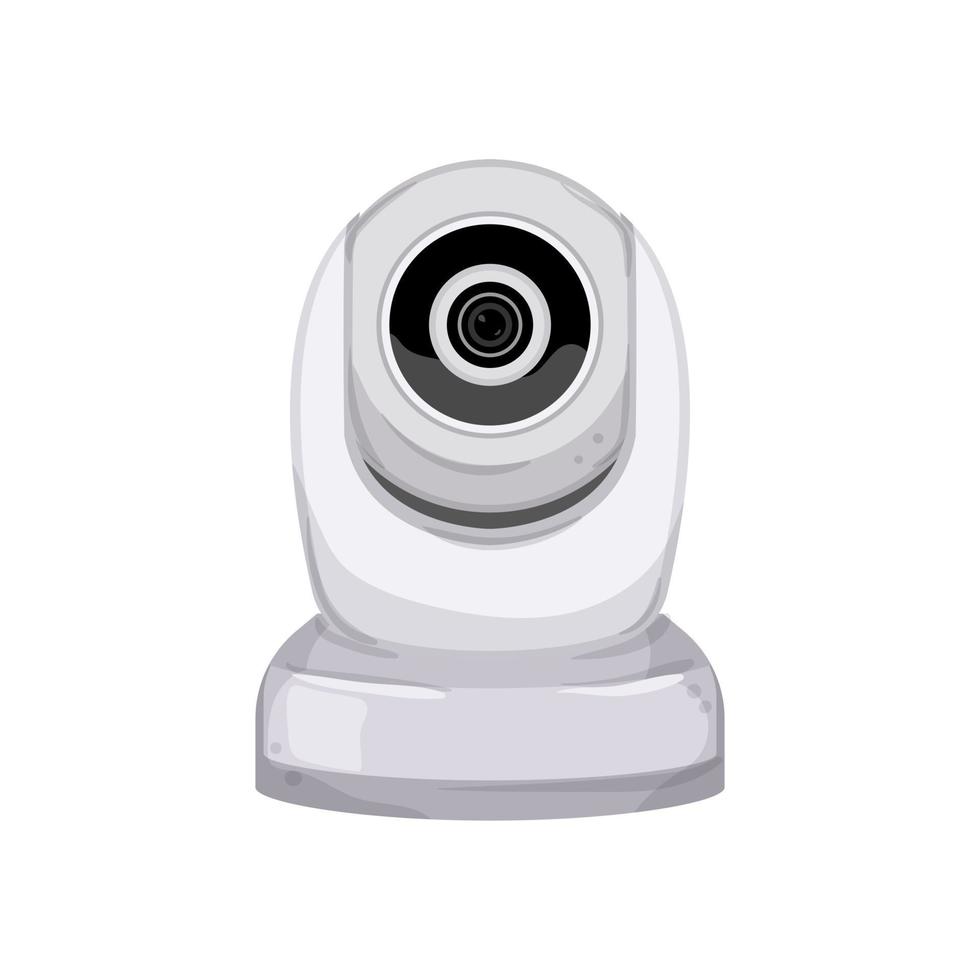 spy security camera cctv cartoon vector illustration