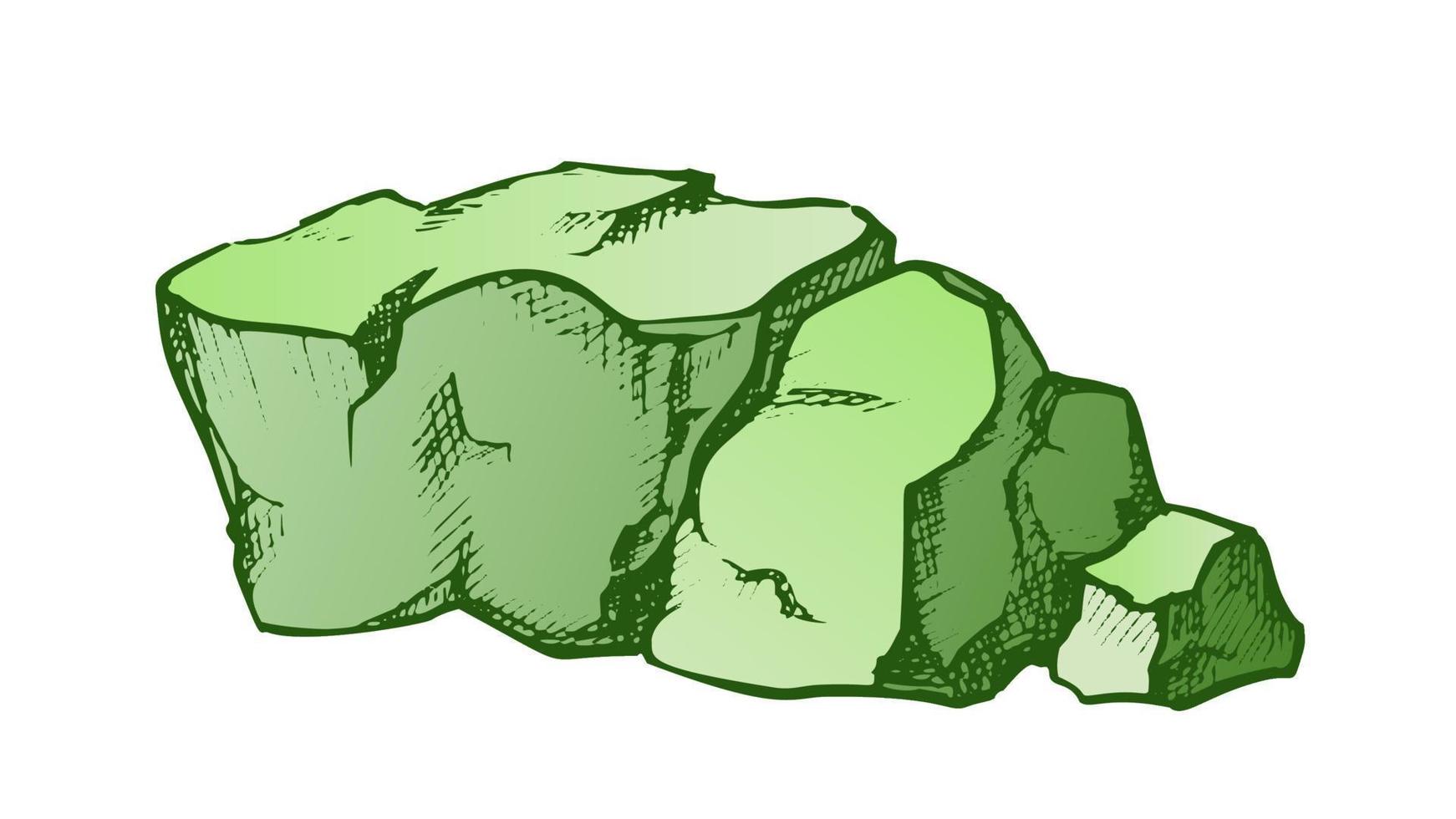 Stone Heap Gravel Cobblestone Color Vector