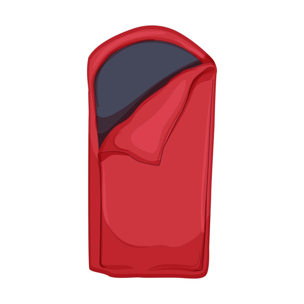 ilustración de vector de icono de color de bolsa de aventura para dormir