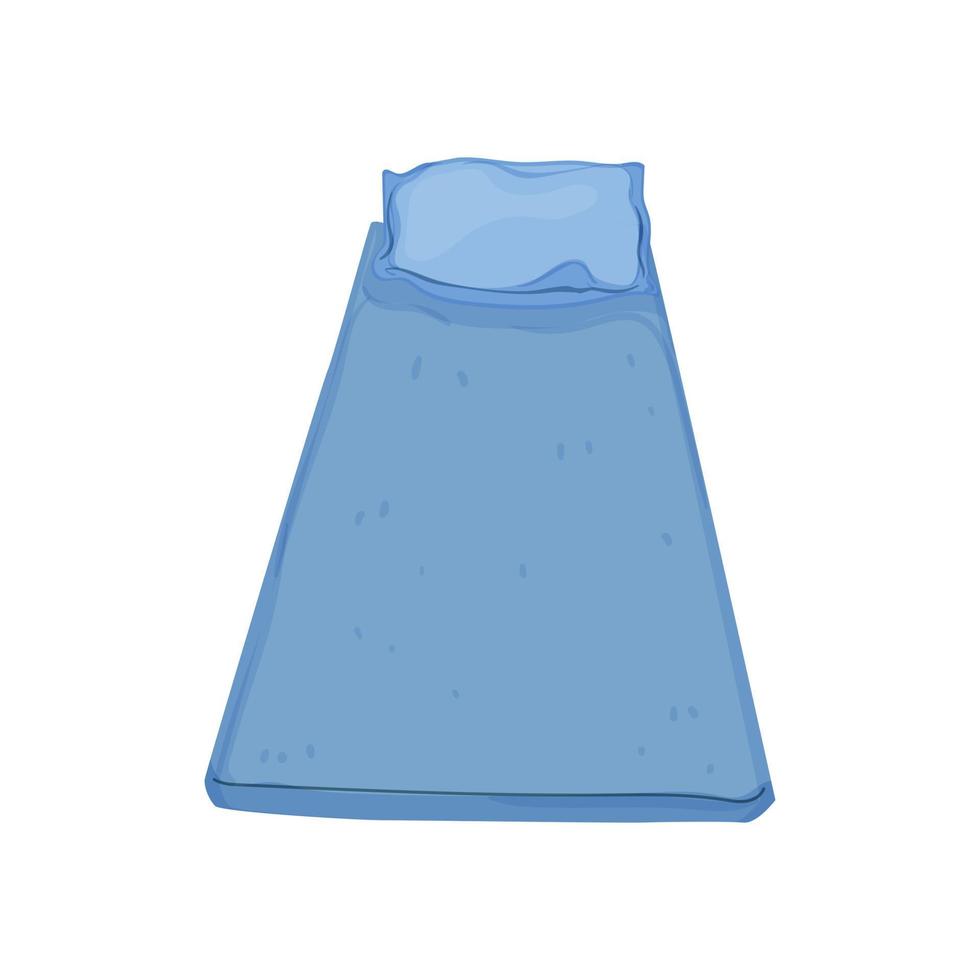 carpet camp mat cartoon vector illustration