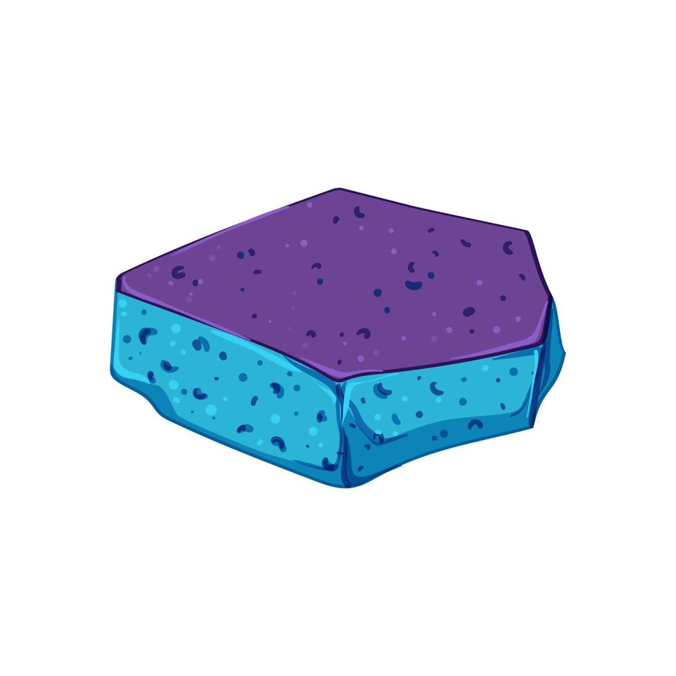ilustración de vector de dibujos animados de cocina de esponja de jabón