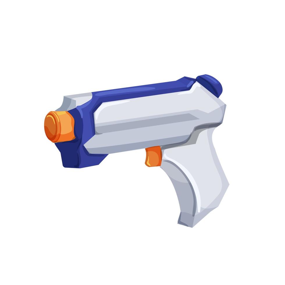 party water gun toy cartoon vector illustration