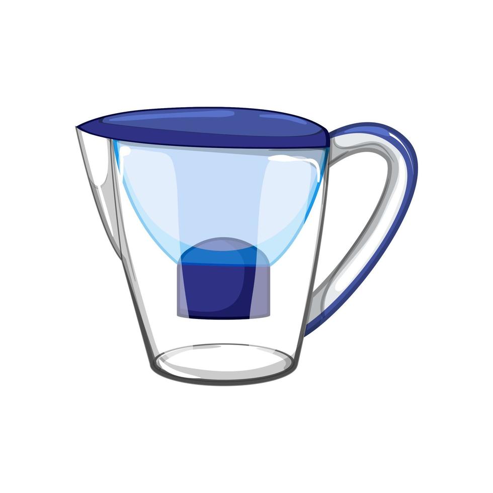 drink water pitcher cartoon vector illustration