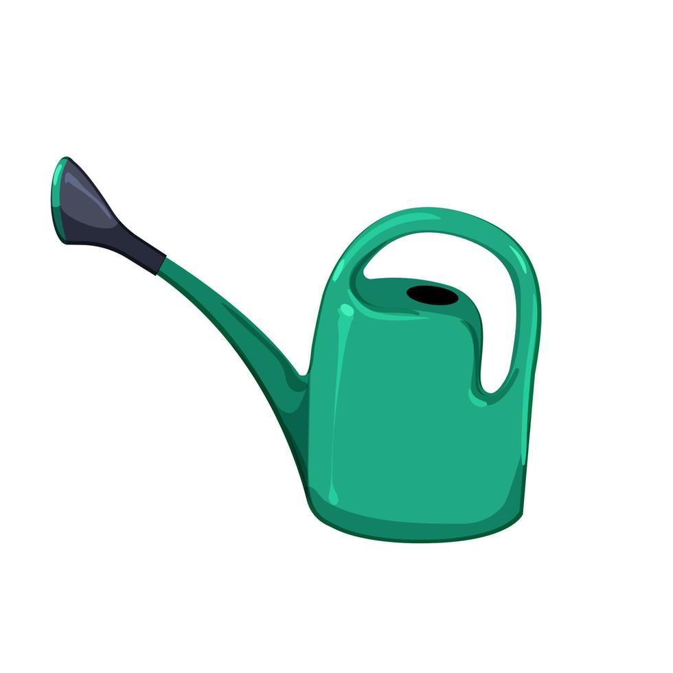 growth watering can cartoon vector illustration