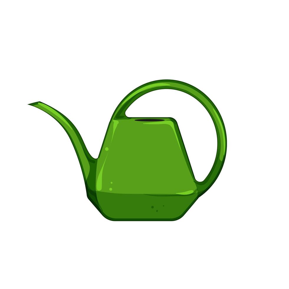 plant watering can cartoon vector illustration