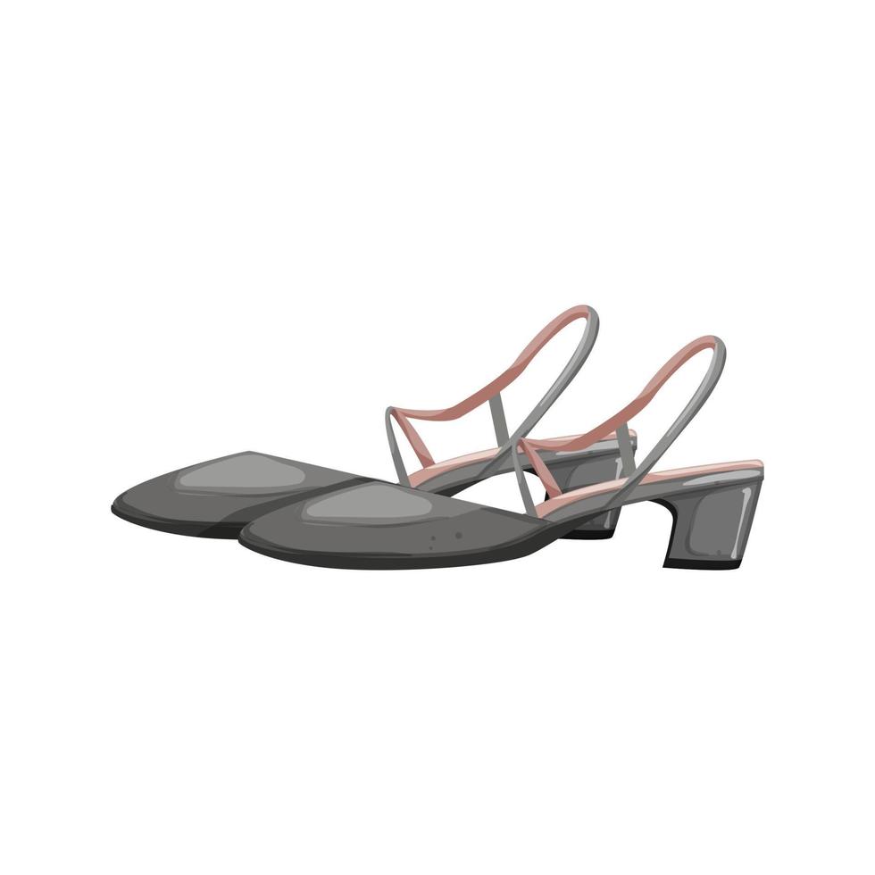 shoe woman shoes cartoon vector illustration