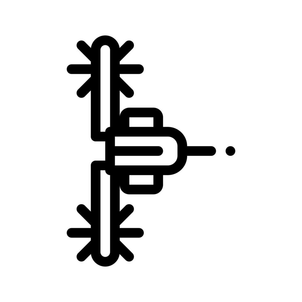 Agronomy Seeding Trailer Vector Thin Line Icon