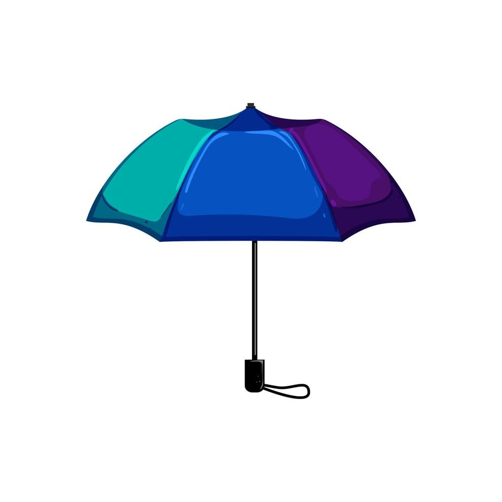 autumn umbrella rain cartoon vector illustration