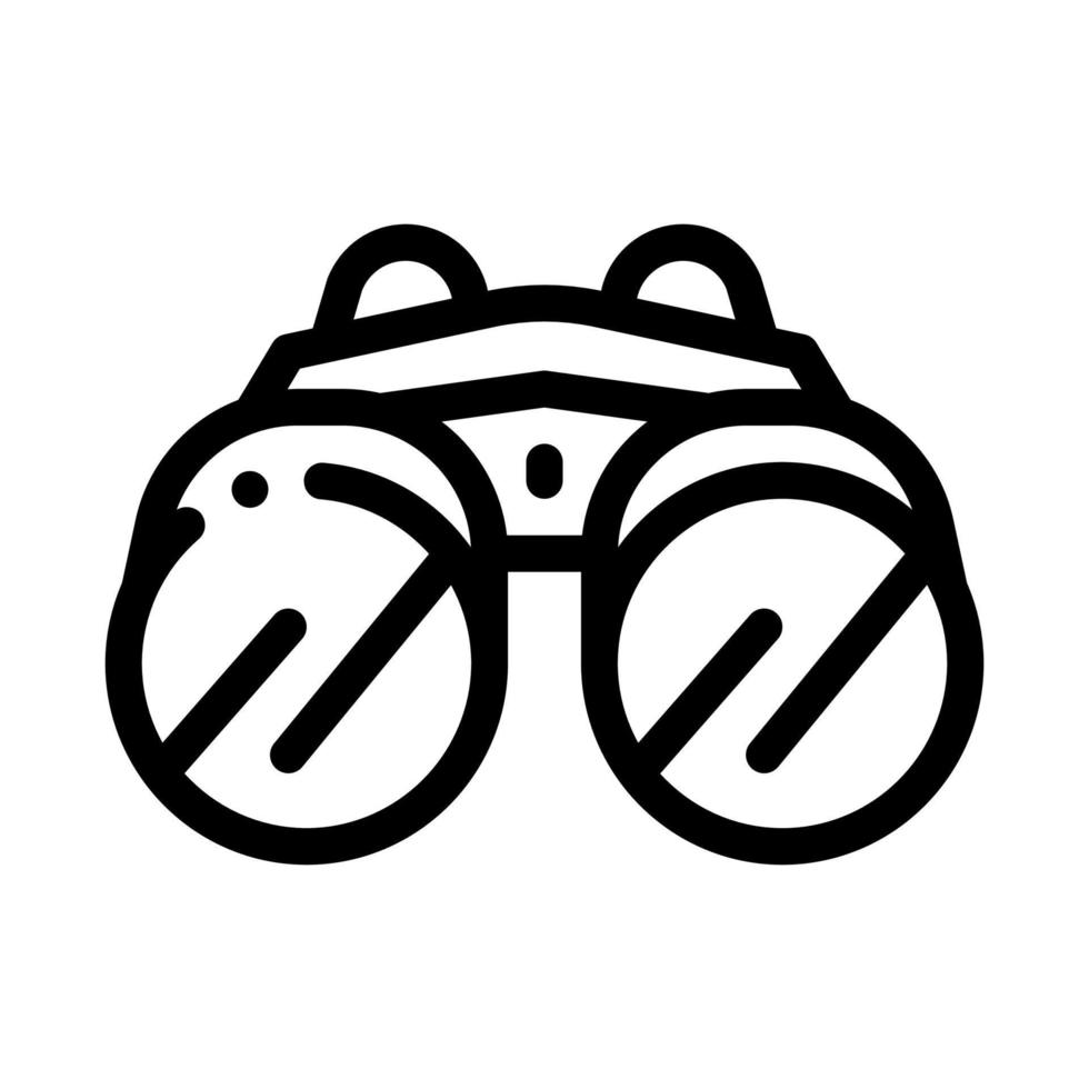 Binocular Tool Icon Vector Outline Illustration