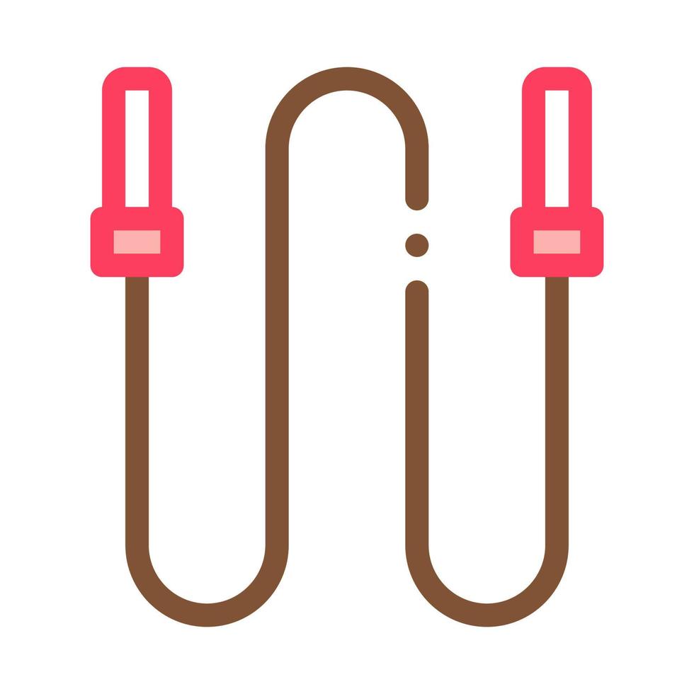 Jump Rope Icon Vector Outline Illustration