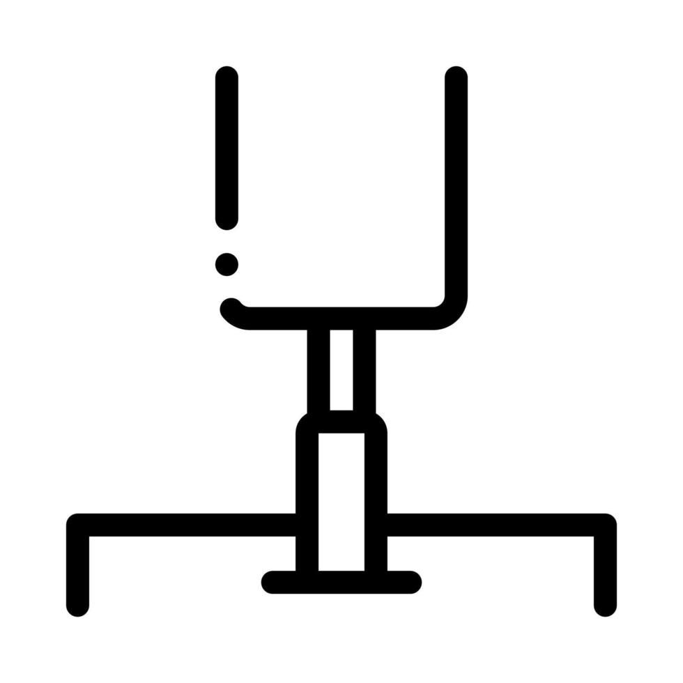 Rugby Gate Icon Vector Outline Illustration