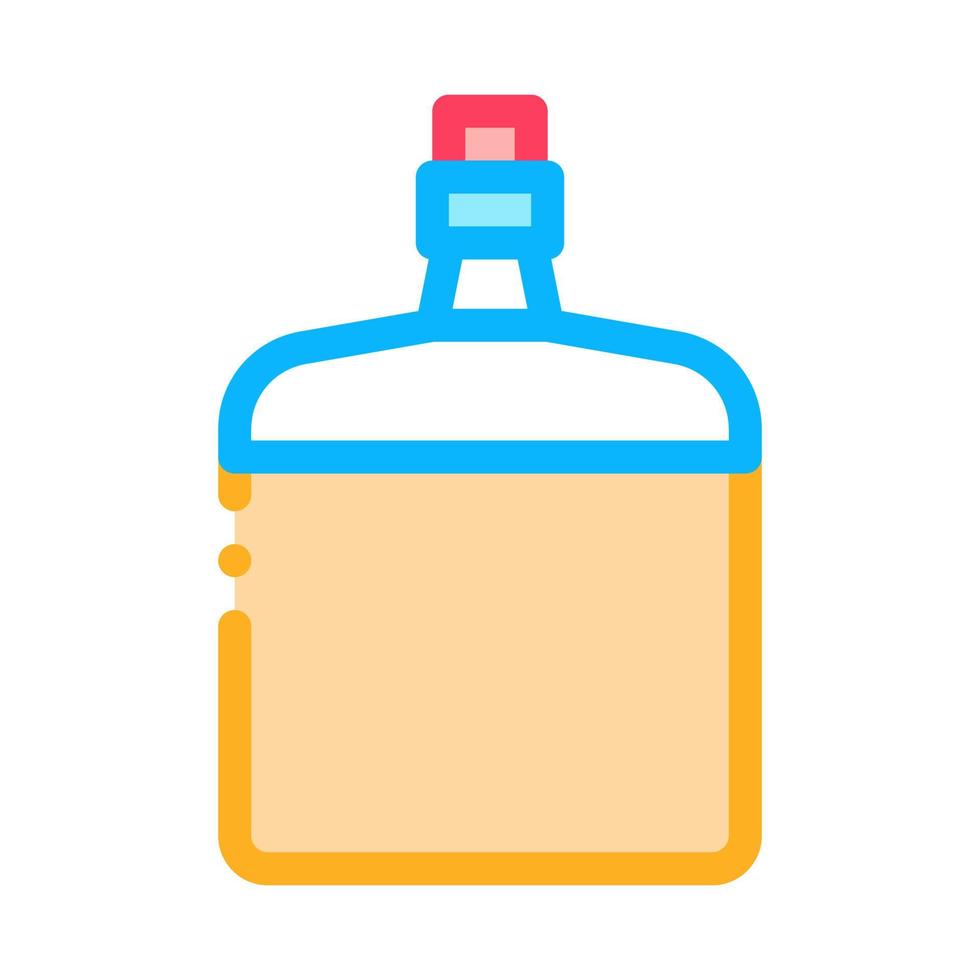 Alcohol Drink Bottle Icon Vector Outline Illustration