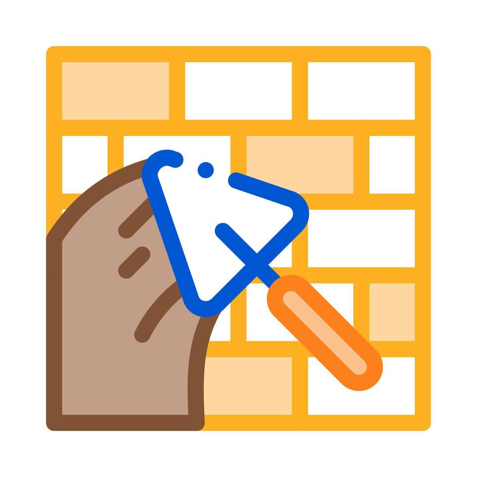 Spatula Wall Icon Vector Outline Illustration