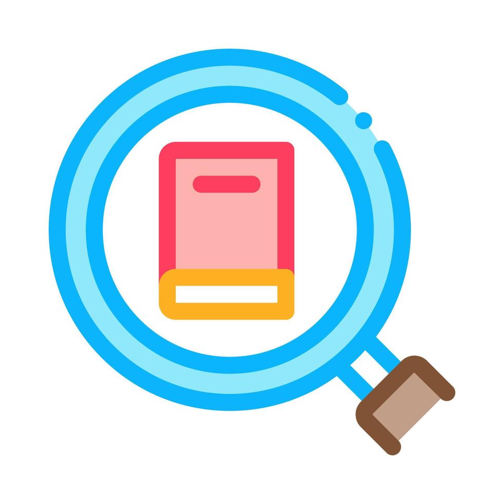 specific book target icon vector outline illustration