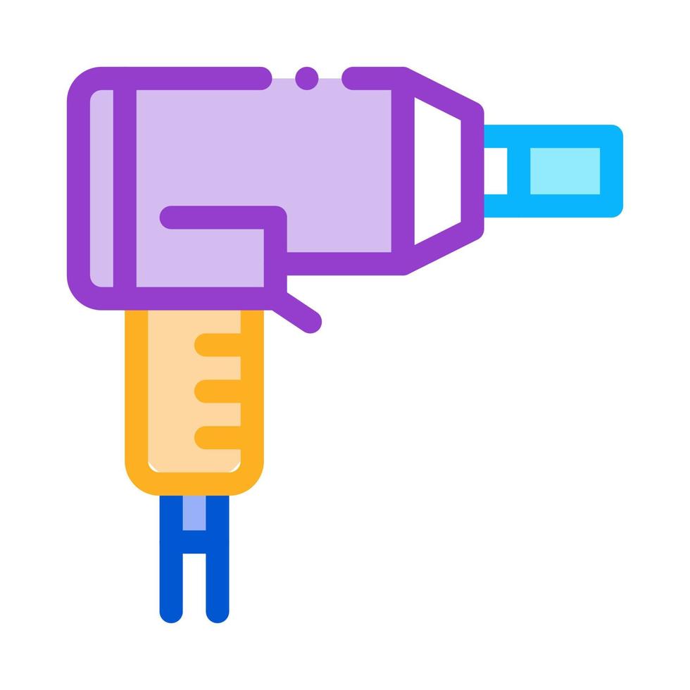 repair drill icon vector outline illustration