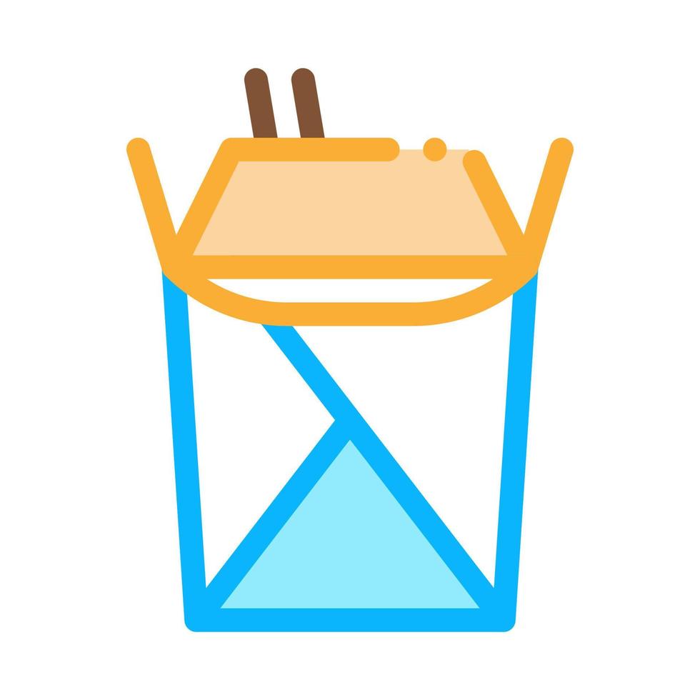 takeaway food icon vector outline illustration