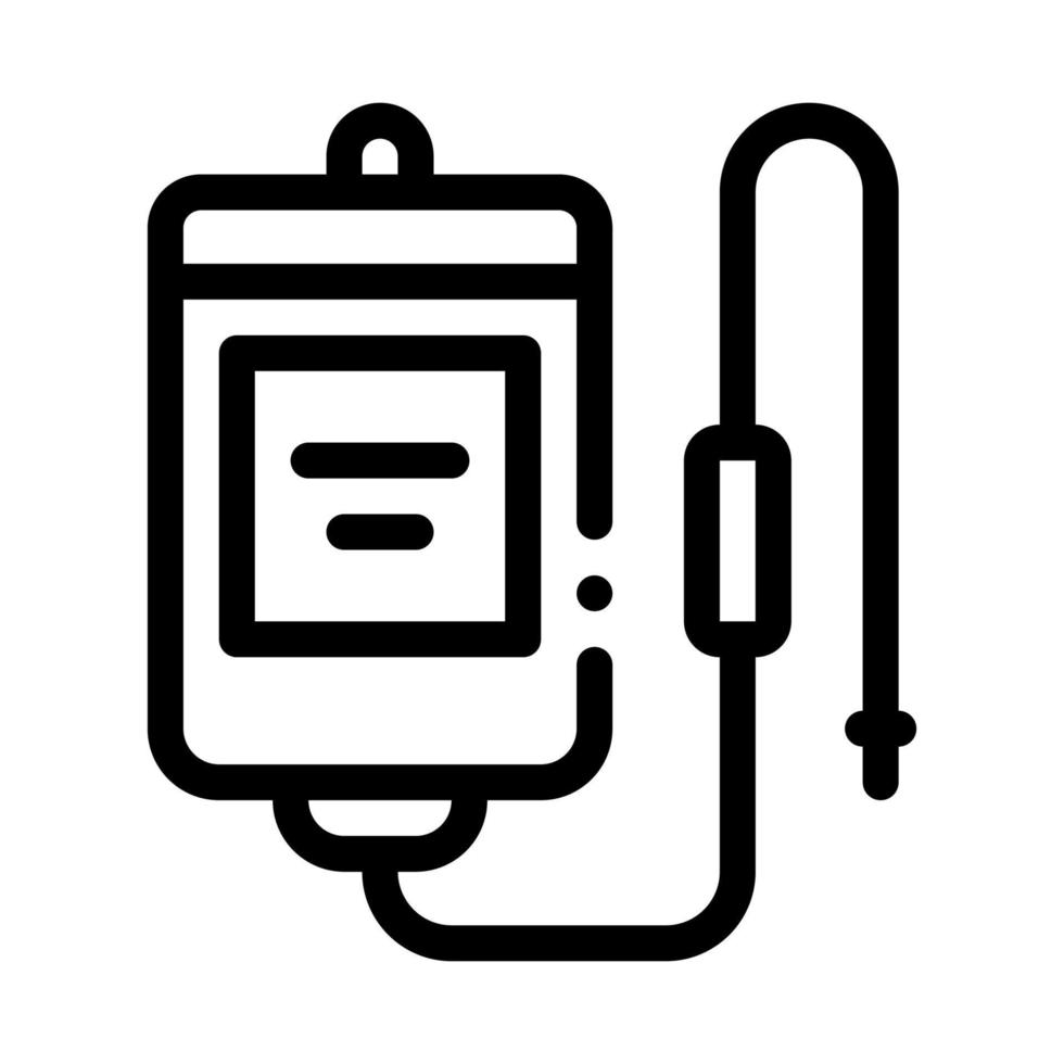 medical dropper icon vector outline illustration