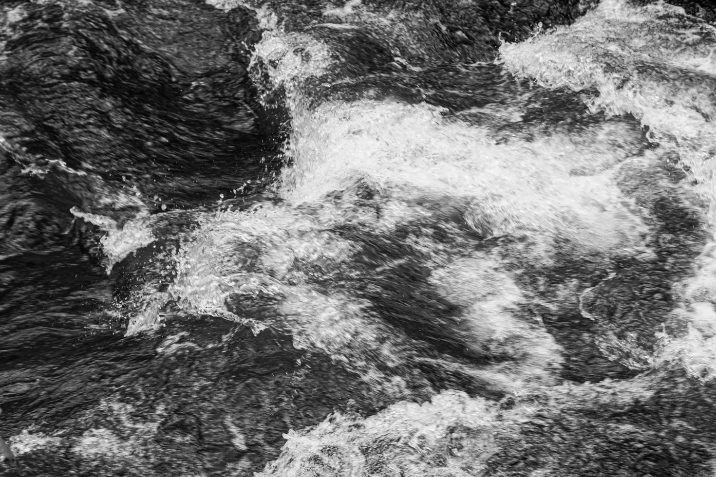 black stones in the river photo
