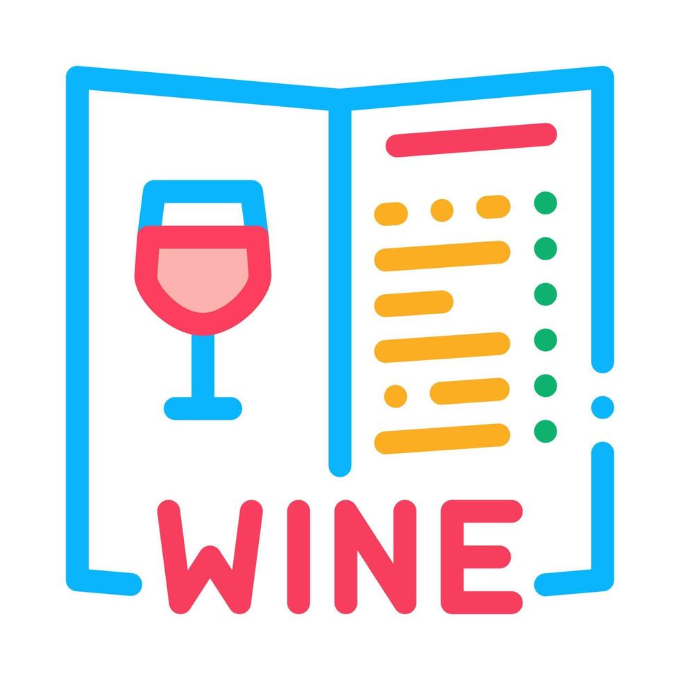 wine map icon vector outline illustration