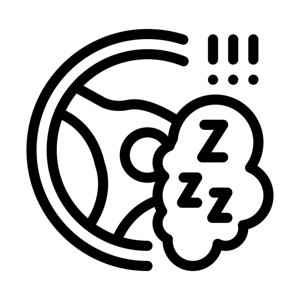 machine warning icon vector outline illustration