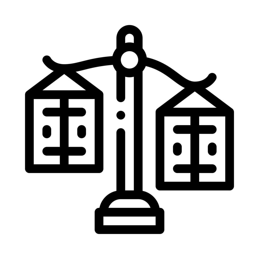 significance preponderance of different products icon vector outline illustration