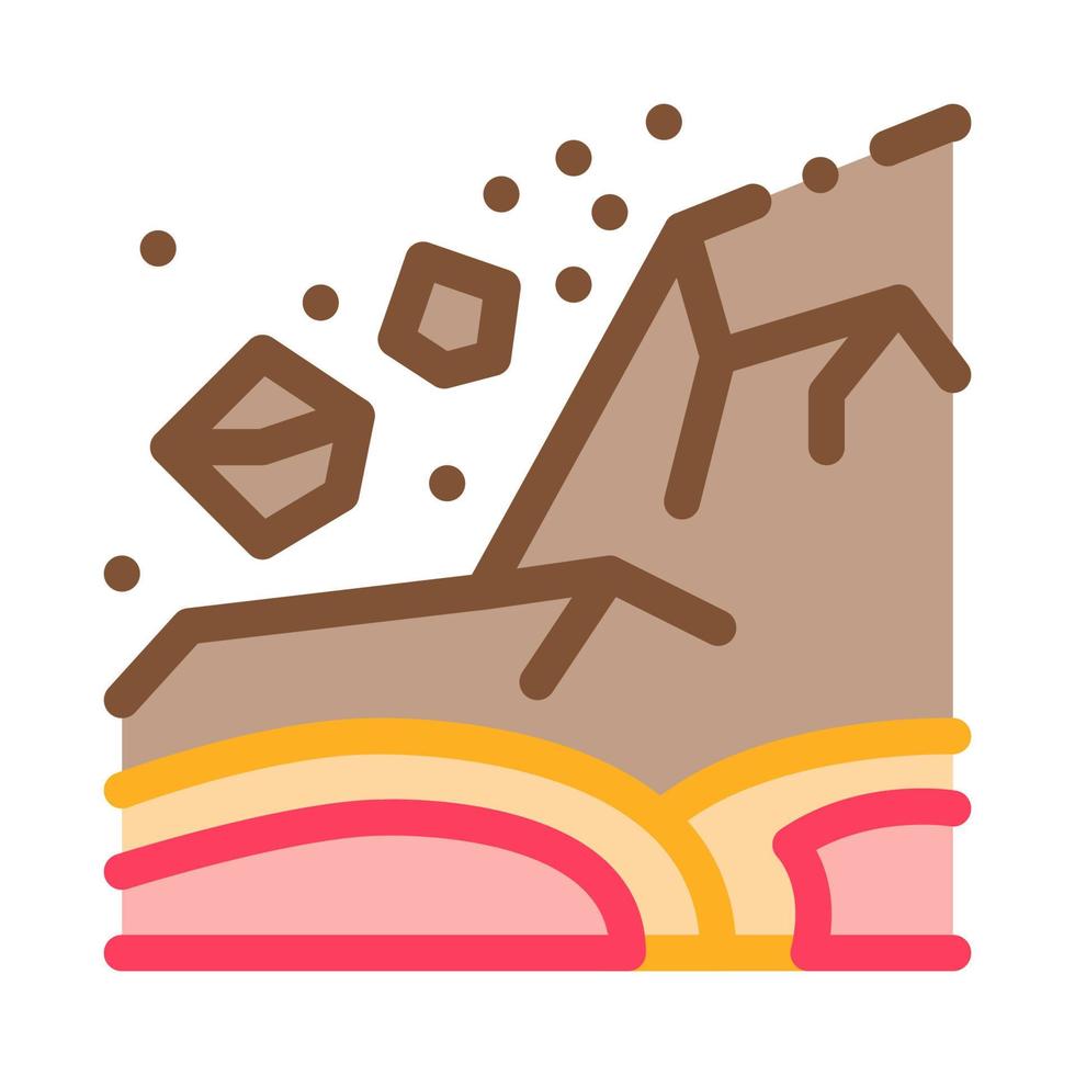 ertnquake highlands icon vector outline illustration