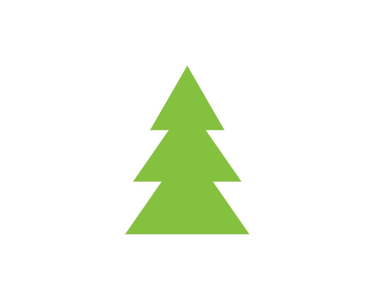 icono de pino vector