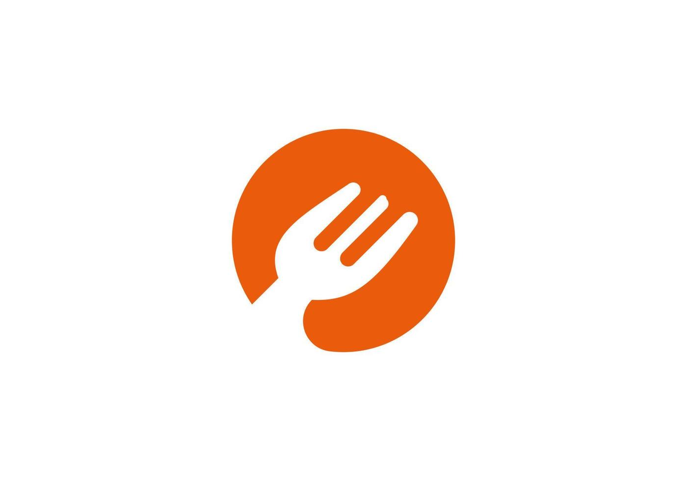 Restaurant Logo Design On Letter O With Fork and Spoon Icon vector