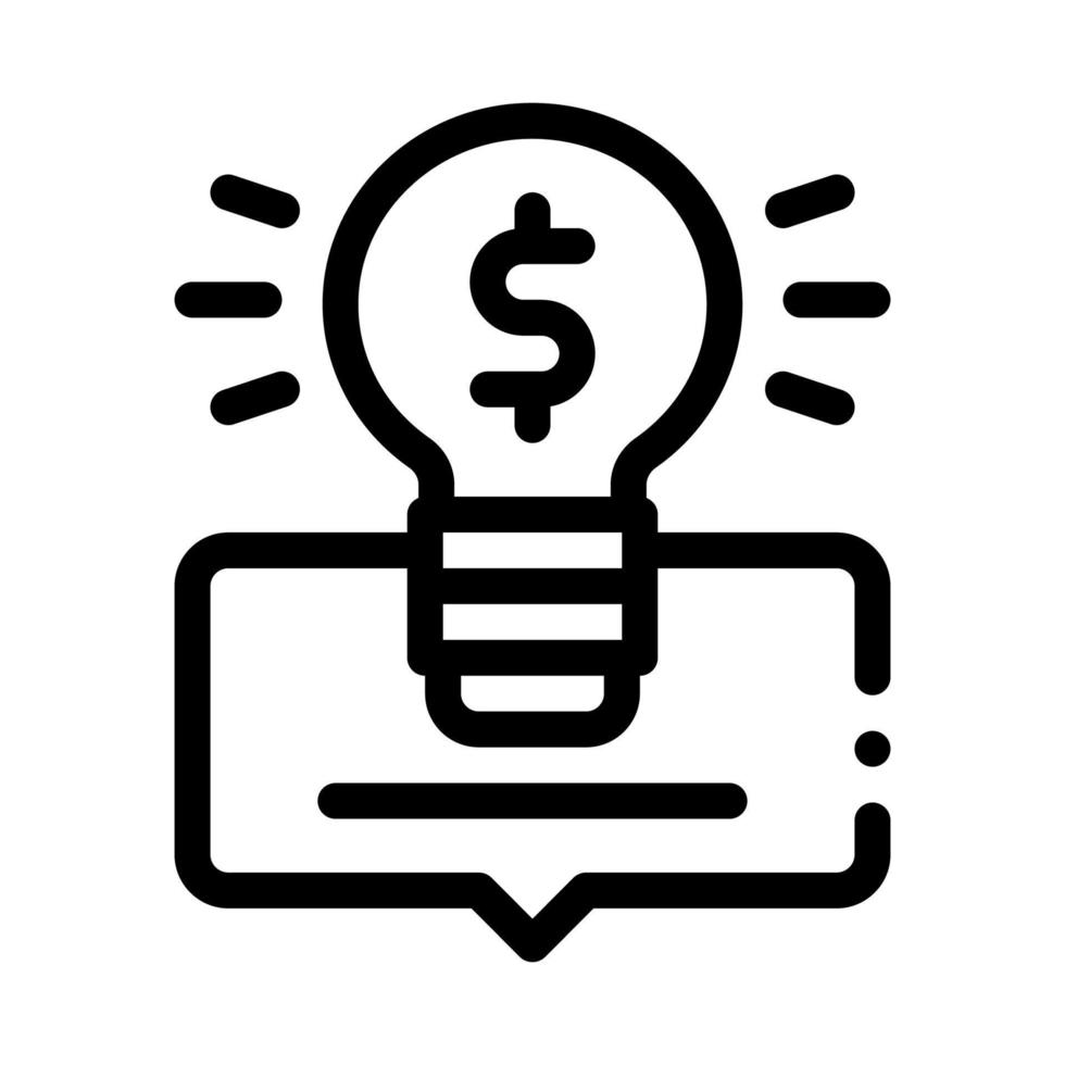 smart money solution icon vector outline illustration