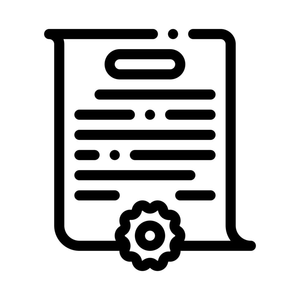 case parsing icon vector outline illustration
