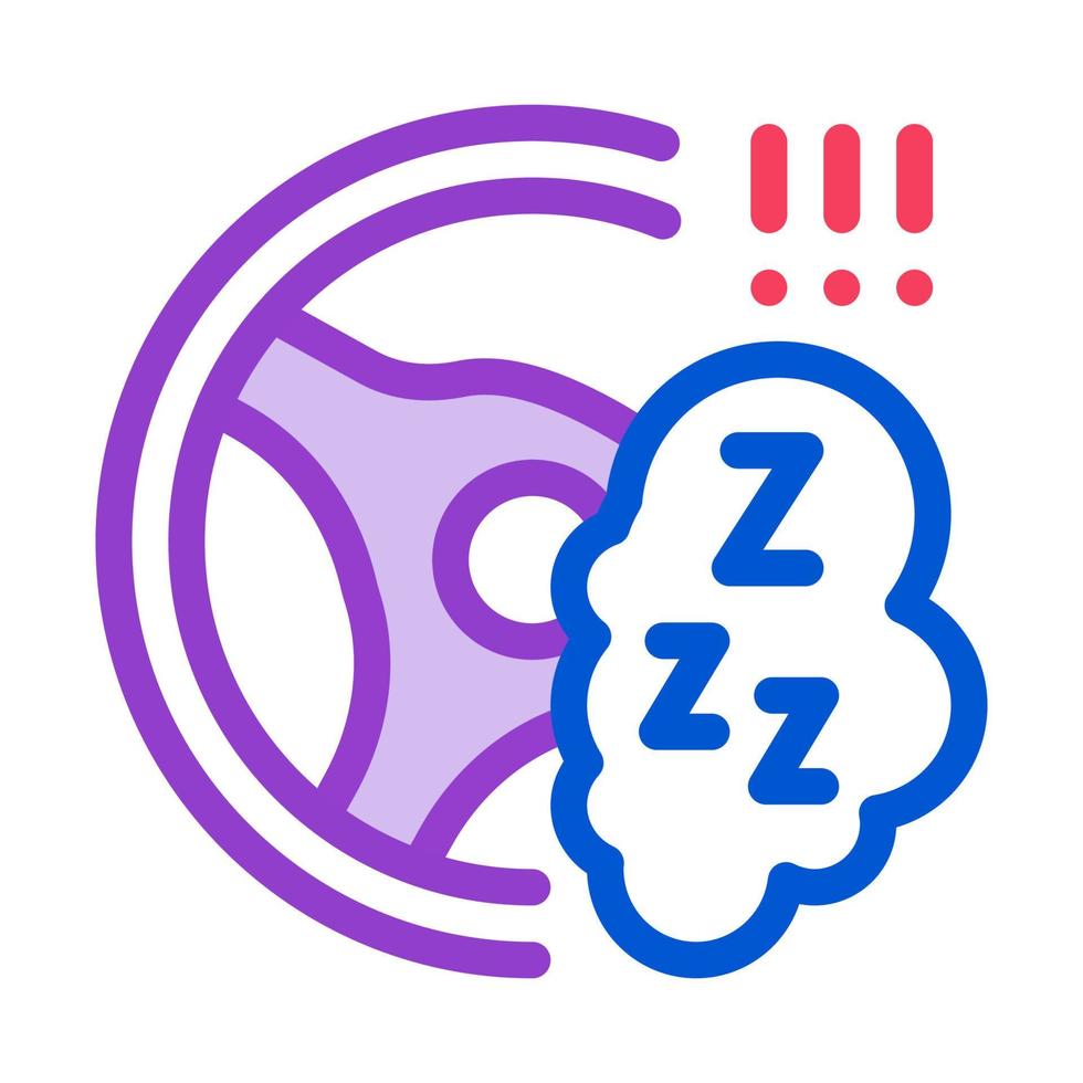 machine warning icon vector outline illustration