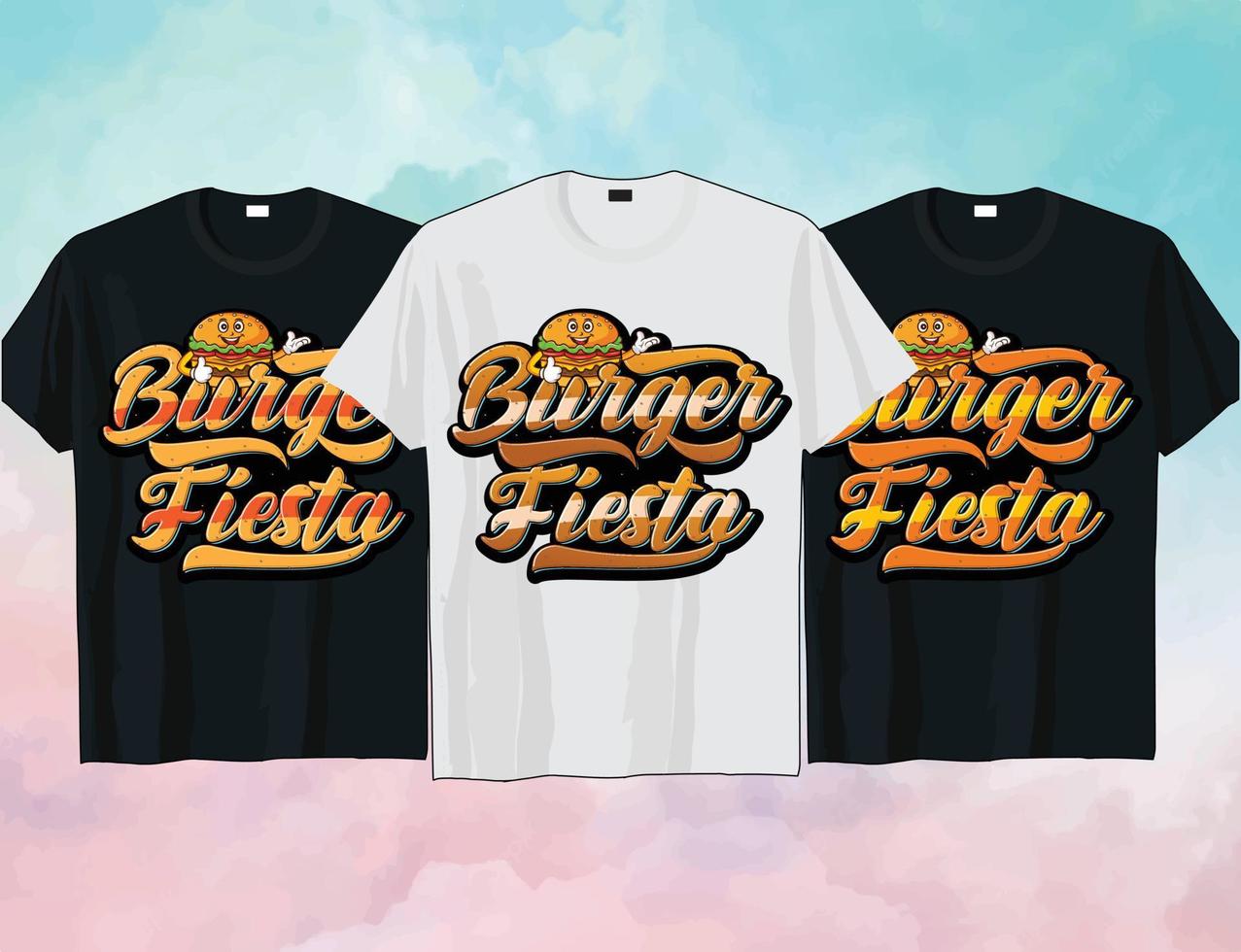 Burger Graffiti typography t shirt design vector