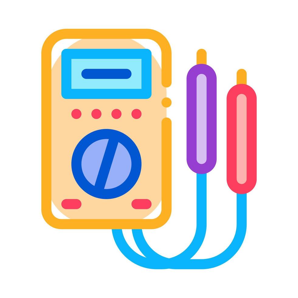 electric control panel icon vector outline illustration