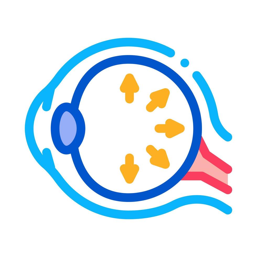 Eyeball Disorder Icon Vector Outline Illustration