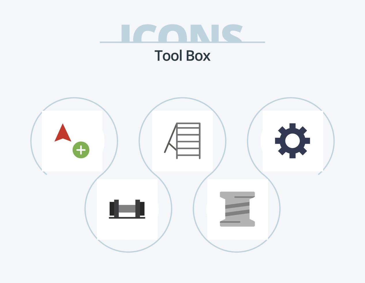 Tools Flat Icon Pack 5 Icon Design. . construction. . settings vector