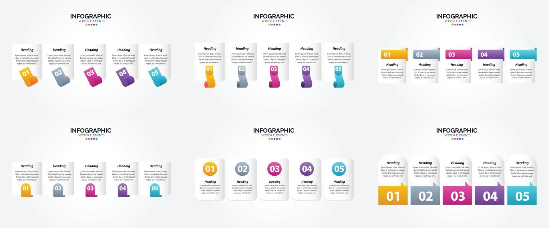 Use these vector illustrations to create unique infographics for advertising. brochures. flyers. and magazines.