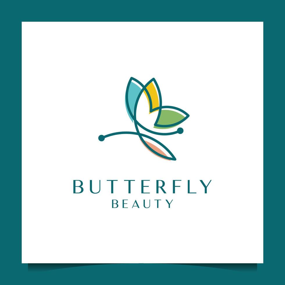 logo design butterfly vector