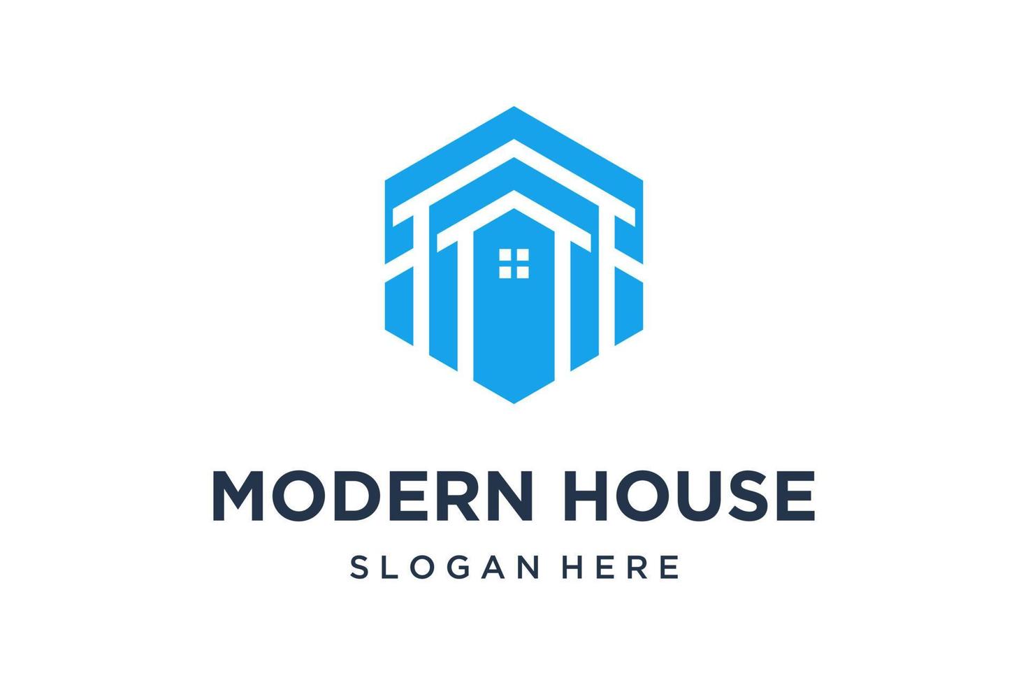 Minimalist home logo design inspiration vector