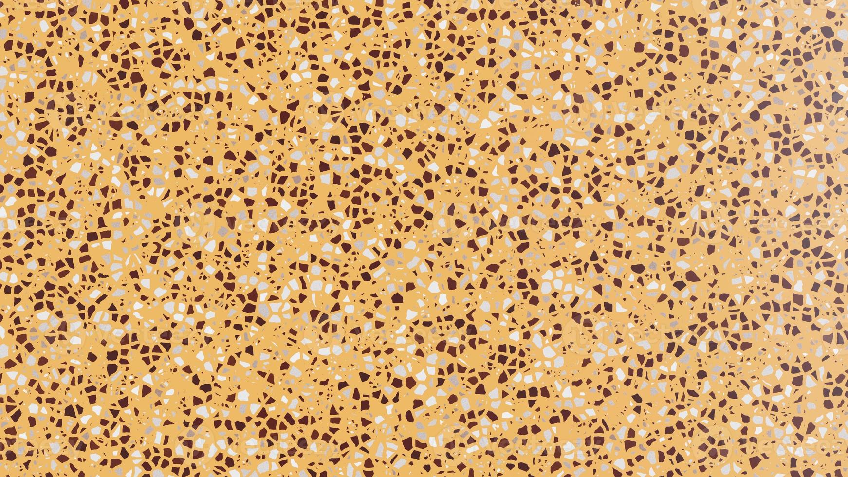 3D rendering Orange Terrazzo Texture Background, Modern Minimali photo