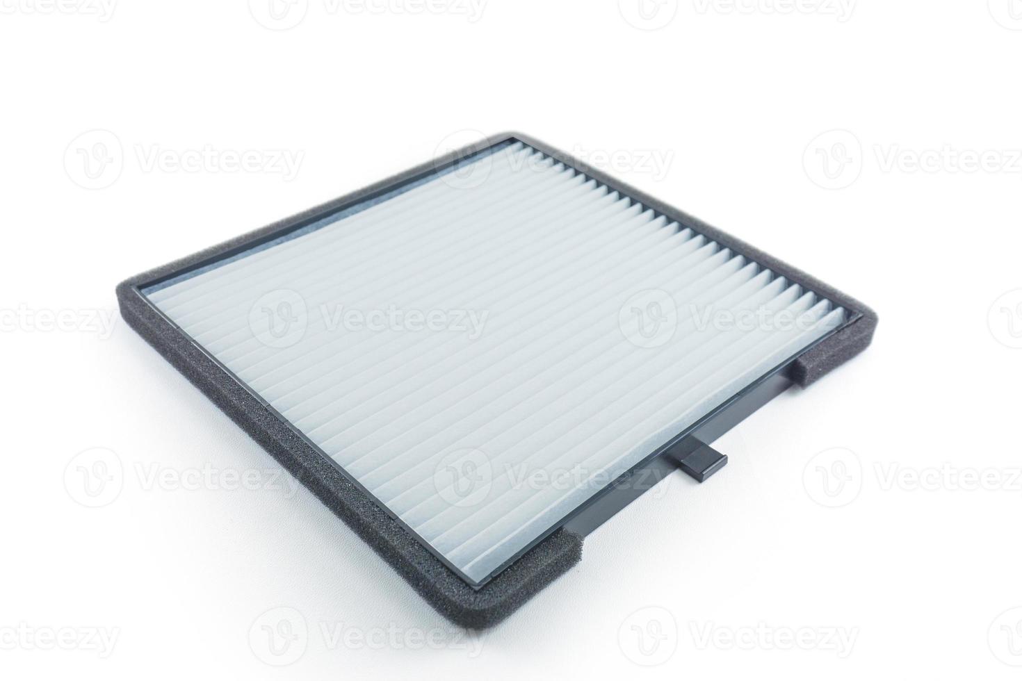 Car cabin air filter isolated on a white background. photo