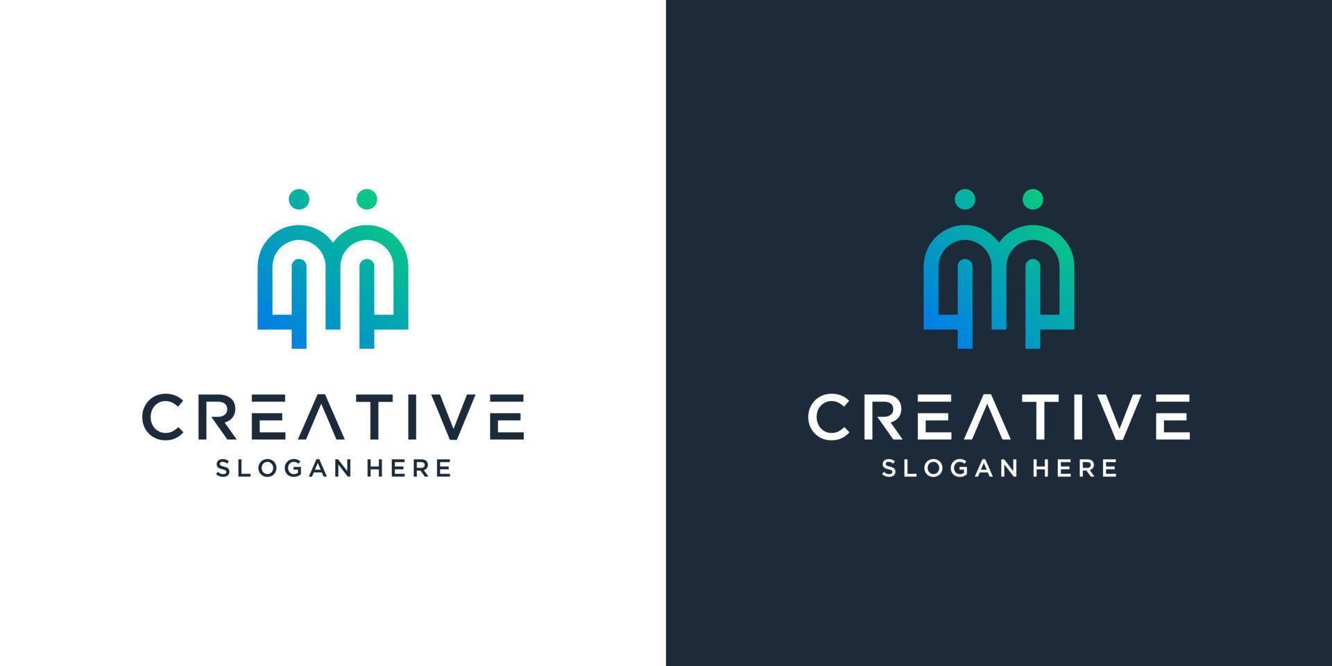 Letter S with dot technology logo design inspiration vector