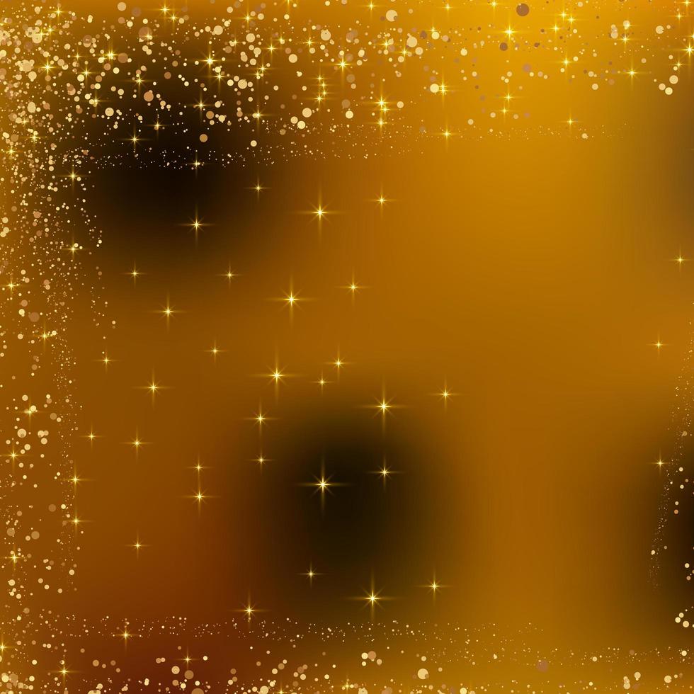 Gold sparkle with gradient gold color background photo