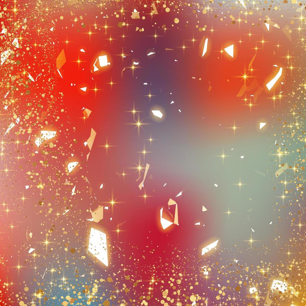 Gradient  colorful  background  with gold sparkle photo